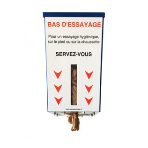 Distributeur de bas d'essayage avec recharge de500 bas